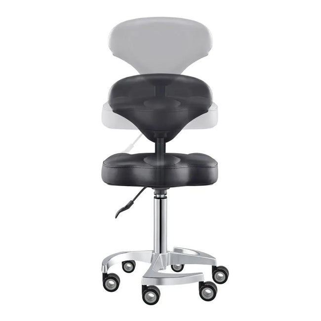 Beauty Stool with Adjustable Backrest and Swivel - Zen - DIR Store