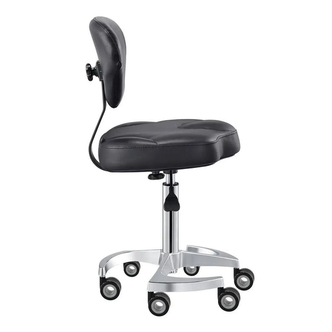 Beauty Stool with Adjustable Backrest and Swivel - Zen - DIR Store