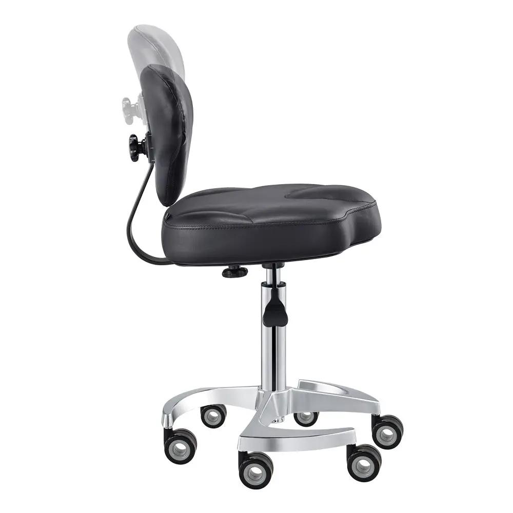 Beauty Stool with Adjustable Backrest and Swivel - Zen - DIR Store