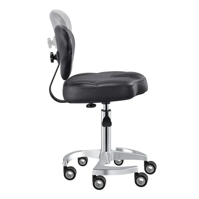 Beauty Stool with Adjustable Backrest and Swivel - Zen - DIR Store