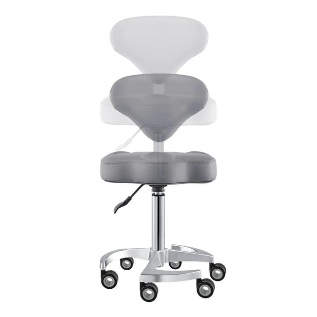 Beauty Stool with Adjustable Backrest and Swivel - Zen - DIR Store