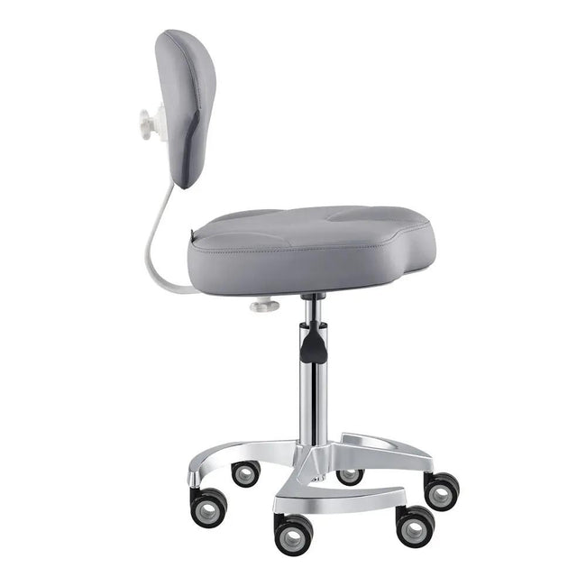 Beauty Stool with Adjustable Backrest and Swivel - Zen - DIR Store