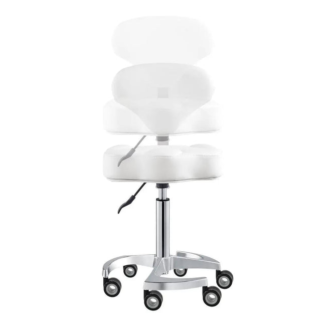 Beauty Stool with Adjustable Backrest and Swivel - Zen - DIR Store