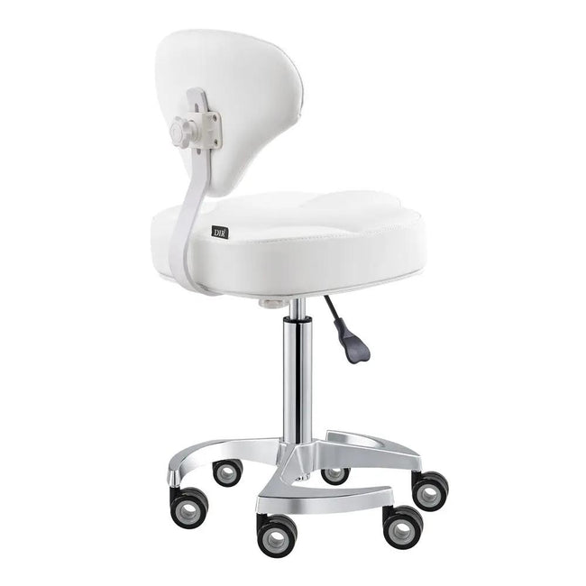 Beauty Stool with Adjustable Backrest and Swivel - Zen - DIR Store
