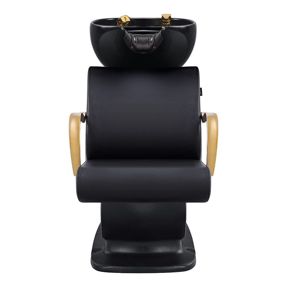 Beckman Gold Salon Shampoo Unit with Adjustable Seat