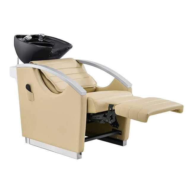 Beauty Salon Electric Massage Backwash Unit / Chair with Basin & Adjustable Seat- Bella V DIR Store