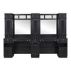 Combined Multi Barber Stations with LED Barber Mirrors - Britainnica Barber Units DIR Store