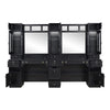 Combined Multi Barber Stations with LED Barber Mirrors - Britainnica Barber Units DIR Store