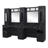 Combined Multi Barber Stations with LED Barber Mirrors - Britainnica Barber Units DIR Store