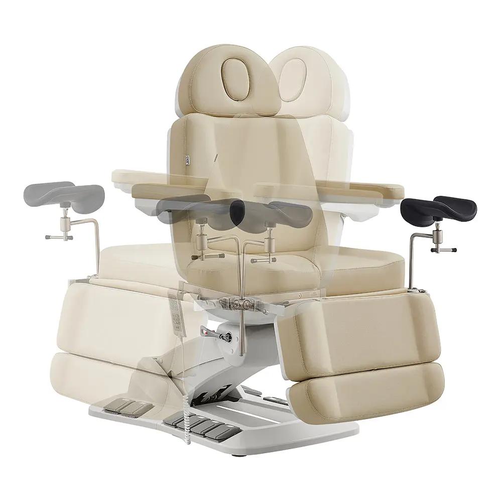 Gynecology Bed with Leg Stirrups Support - Geneva Examination Chair with 4 Motors - DIR Store
