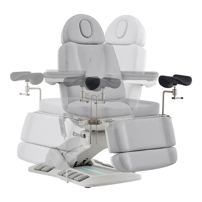 Gynecology Bed with Leg Stirrups Support - Geneva Examination Chair with 4 Motors - DIR Store