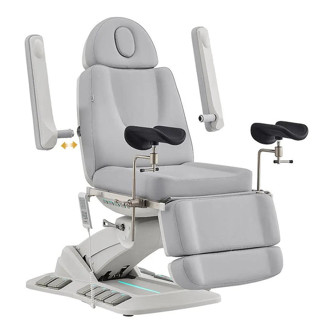 Gynecology Bed with Leg Stirrups Support - Geneva Examination Chair with 4 Motors - DIR Store