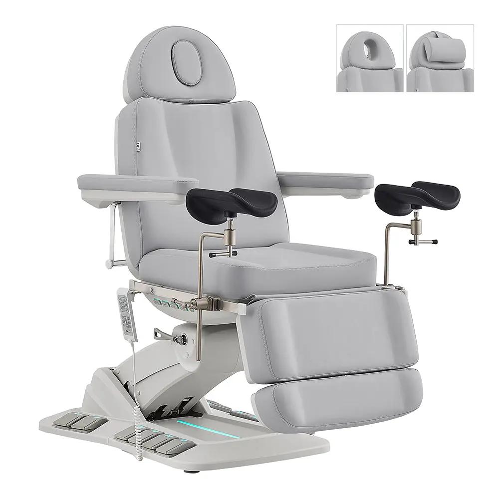 Gynecology Bed with Leg Stirrups Support - Geneva Examination Chair with 4 Motors - DIR Store