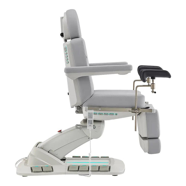 Gynecology Bed with Leg Stirrups Support - Geneva Examination Chair with 4 Motors - DIR Store