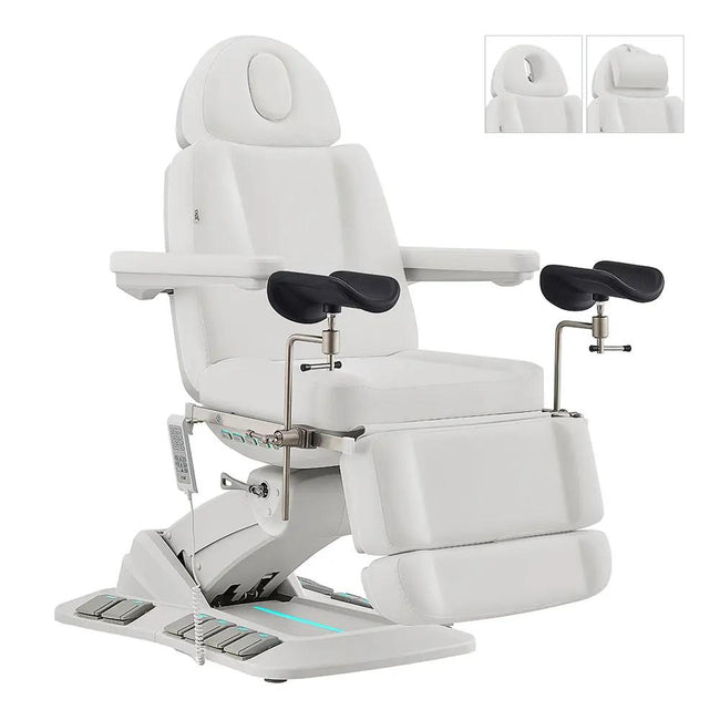 Gynecology Bed with Leg Stirrups Support - Geneva Examination Chair with 4 Motors - DIR Store
