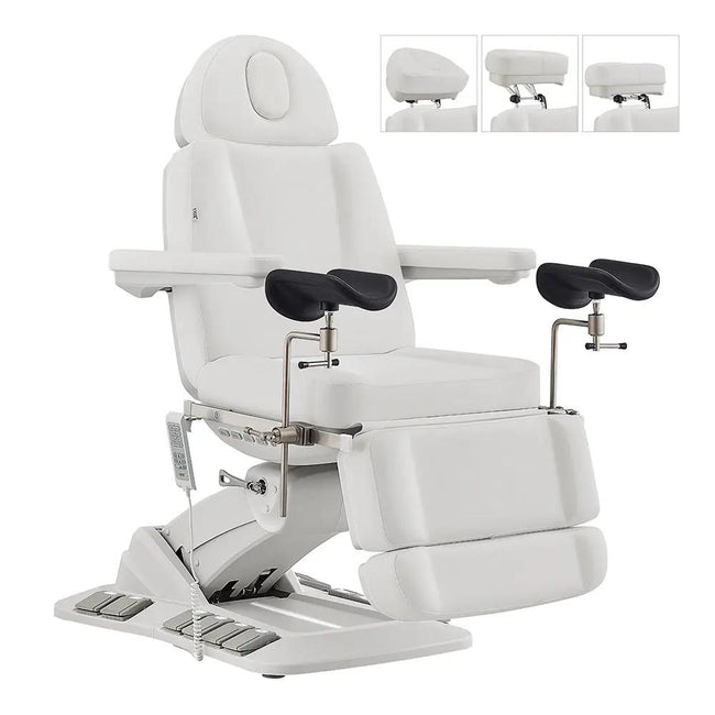 Gynecology Bed with Leg Stirrups Support - Geneva Examination Chair with 4 Motors - DIR Store