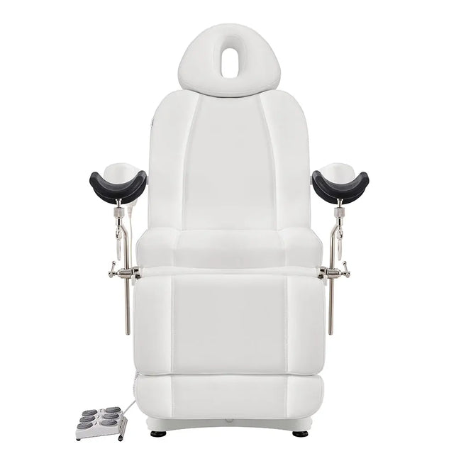 Gynecology Bed Chair with Leg Stirrups Support - Ink OB 3-Motors Examination Chair with Stirrups - DIR Store