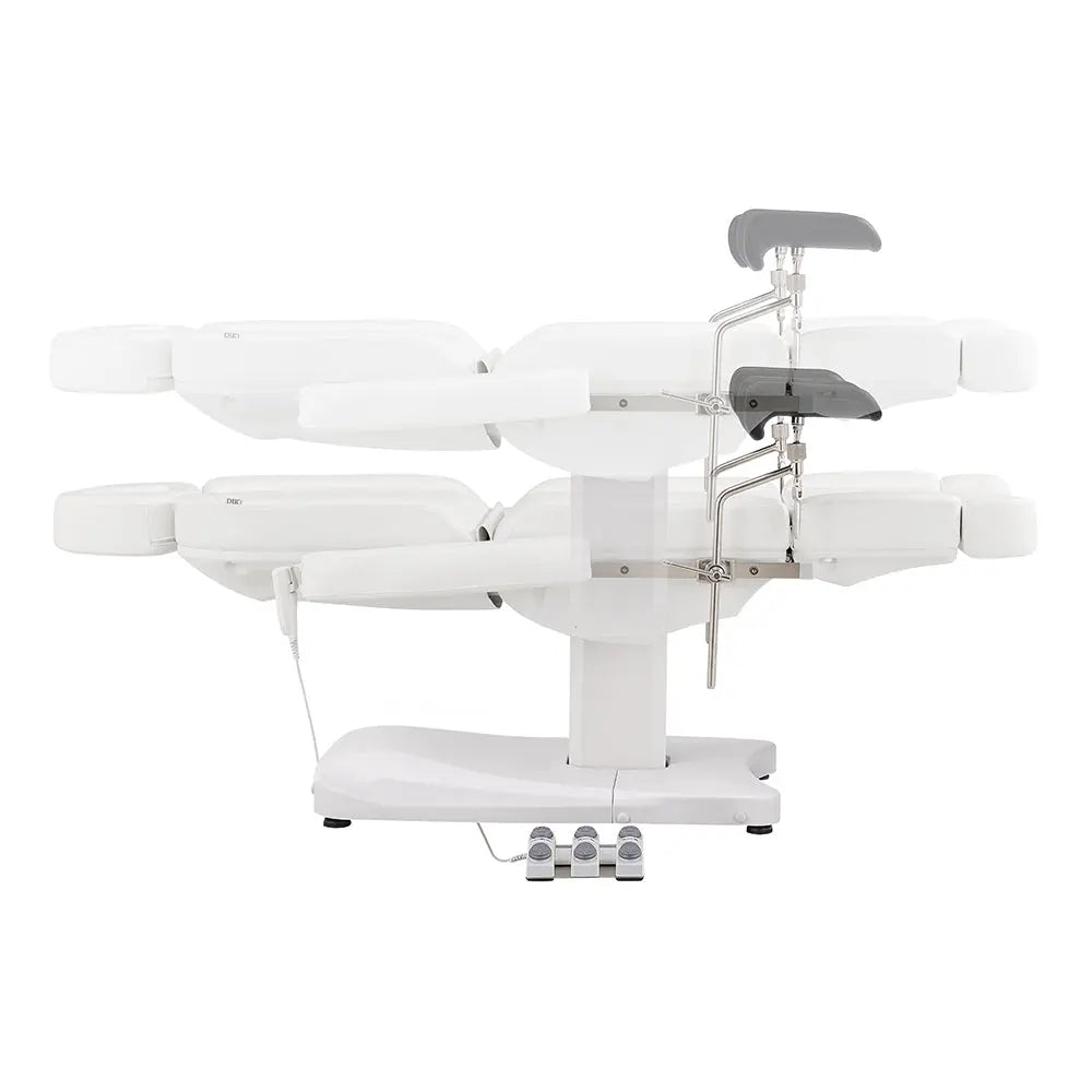 Gynecology Bed Chair with Leg Stirrups Support - Ink OB 3-Motors Examination Chair with Stirrups - DIR Store