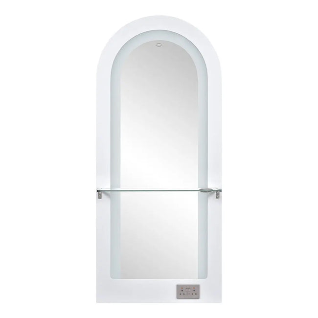 Milan II Single Side LED Beauty Salon Station - A Perfect Blend of Style and Functionality DIR Store