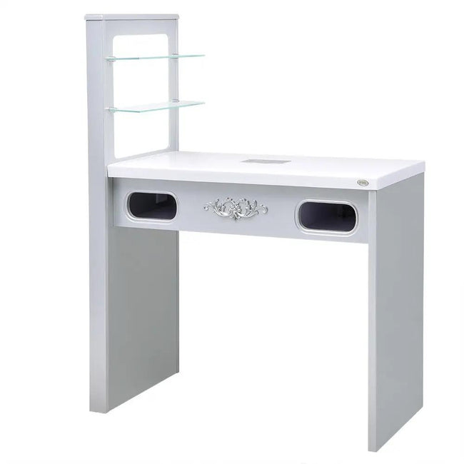 Manicure Table Quartz with Dust Extractor and LED Lighting - DIR Store