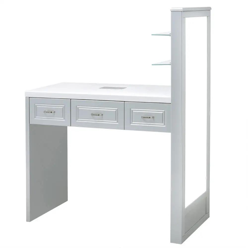 Manicure Table Quartz with Dust Extractor and LED Lighting - DIR Store