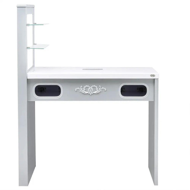 Manicure Table Quartz with Dust Extractor and LED Lighting - DIR Store
