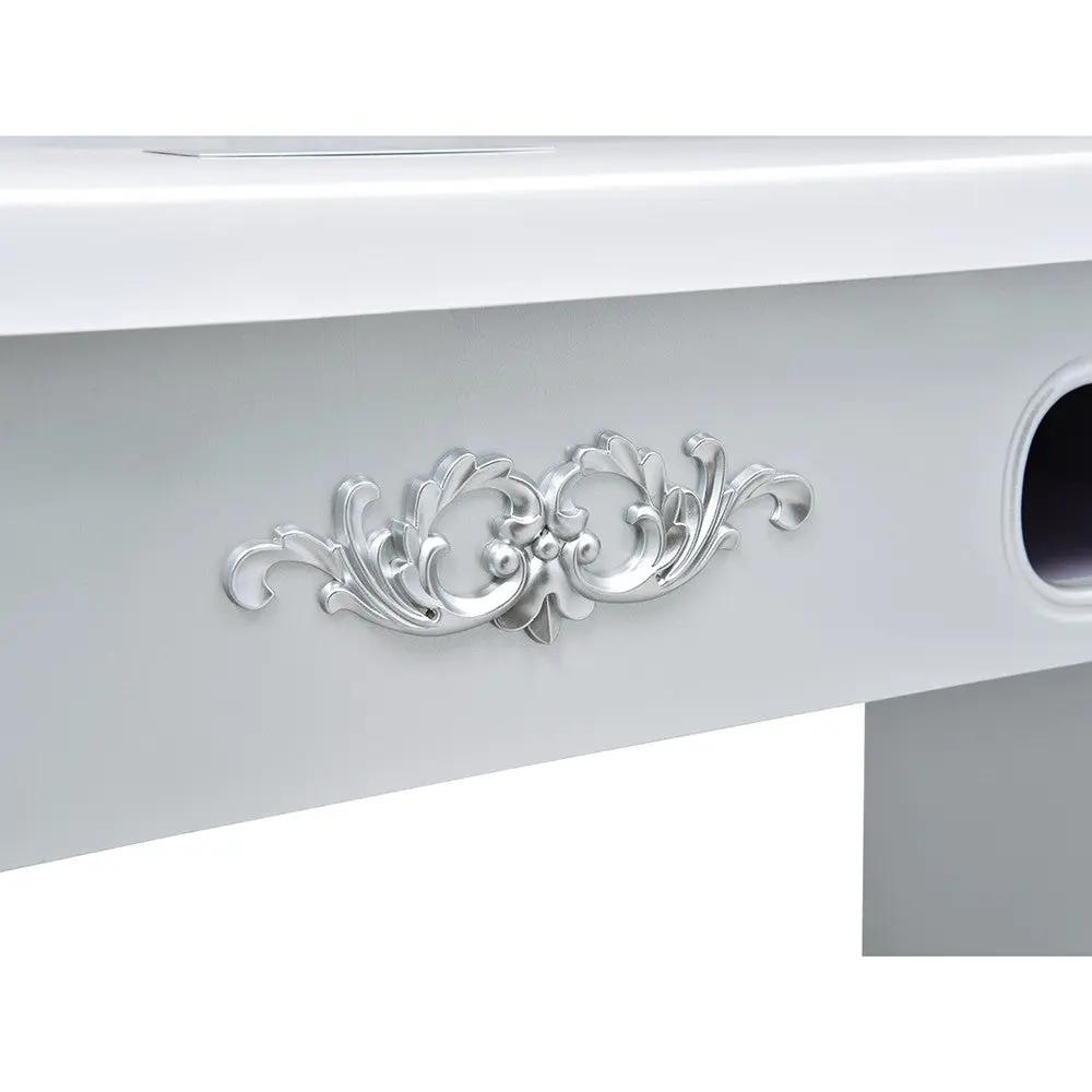 Manicure Table Quartz with Dust Extractor and LED Lighting - DIR Store