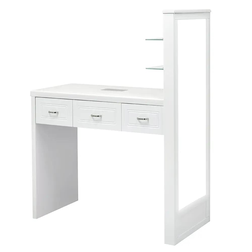 Manicure Table Quartz with Dust Extractor and LED Lighting - DIR Store