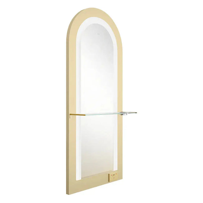 Milan Single Side LED Beauty Salon Station - A Perfect Blend of Style and Functionality - DIR Store