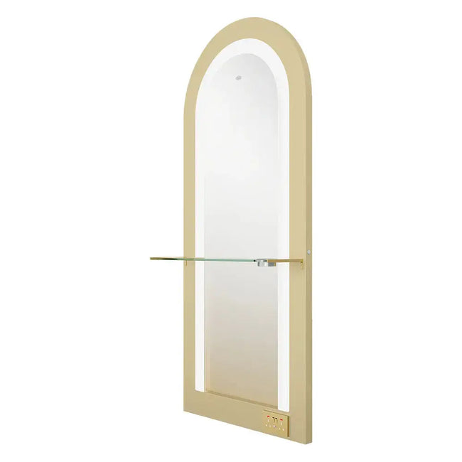 Milan Single Side LED Beauty Salon Station - A Perfect Blend of Style and Functionality - DIR Store