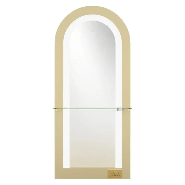 Milan Single Side LED Beauty Salon Station - A Perfect Blend of Style and Functionality - DIR Store