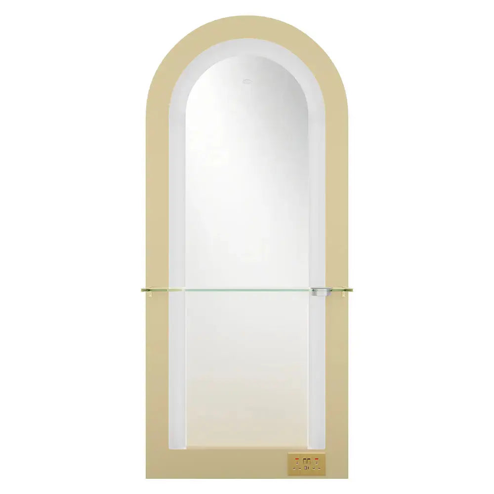 Milan Single Side LED Beauty Salon Station - A Perfect Blend of Style and Functionality - DIR Store