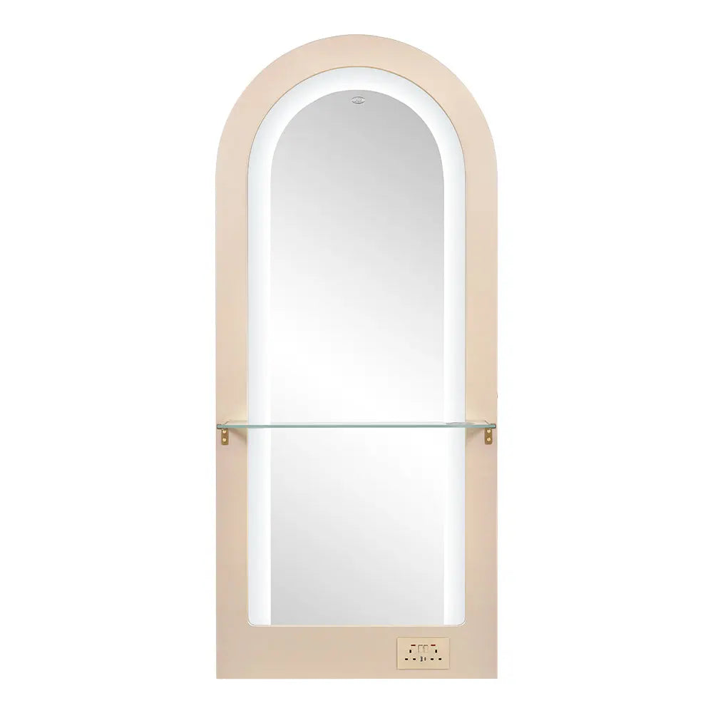 Milan Single Side LED Beauty Salon Station - A Perfect Blend of Style and Functionality DIR Store