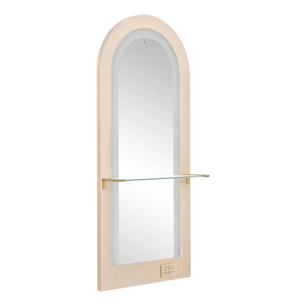 Milan Single Side LED Beauty Salon Station - A Perfect Blend of Style and Functionality DIR Store