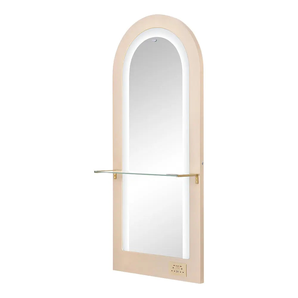 Milan Single Side LED Beauty Salon Station - A Perfect Blend of Style and Functionality DIR Store