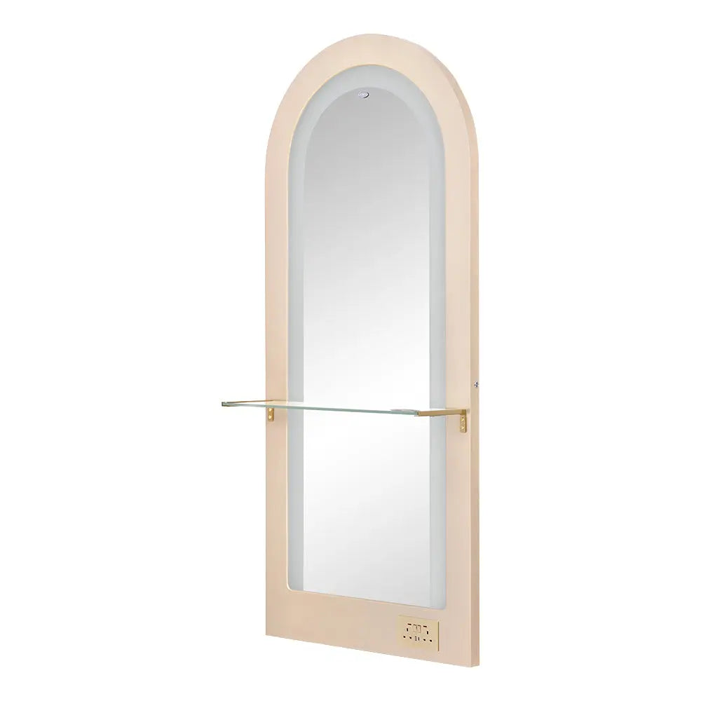 Milan Single Side LED Beauty Salon Station - A Perfect Blend of Style and Functionality DIR Store