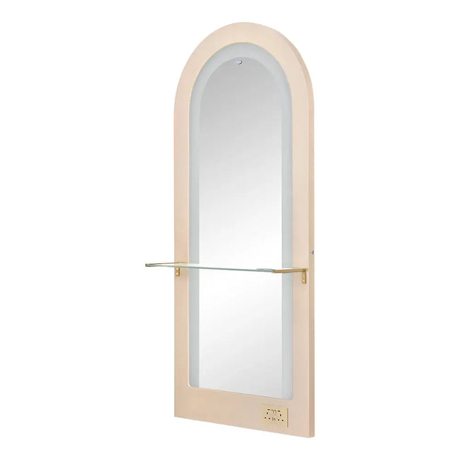 Milan Single Side LED Beauty Salon Station - A Perfect Blend of Style and Functionality DIR Store