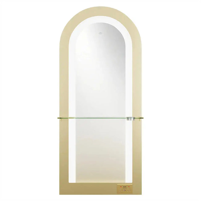 Milan Single Side LED Beauty Salon Station - A Perfect Blend of Style and Functionality - DIR Store