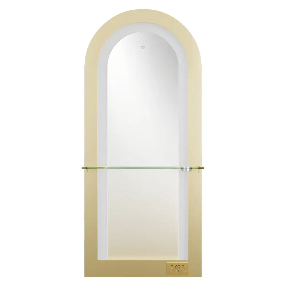 Milan Single Side LED Beauty Salon Station - A Perfect Blend of Style and Functionality - DIR Store