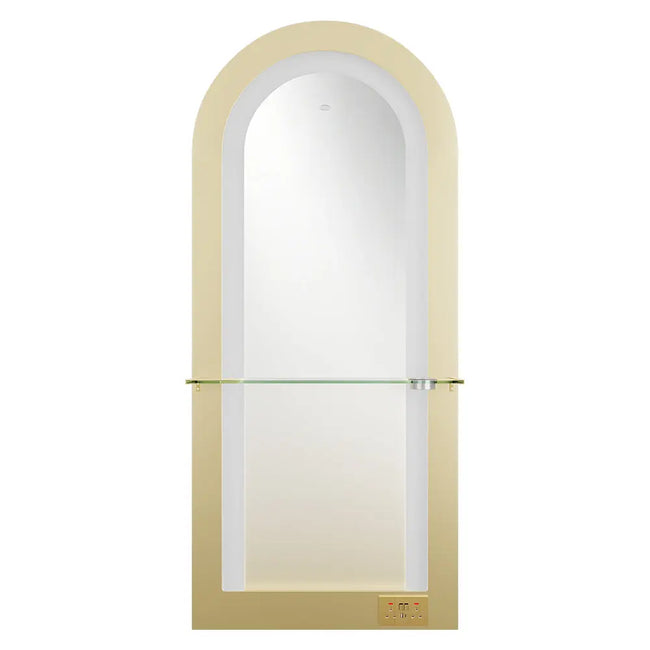 Milan Single Side LED Beauty Salon Station - A Perfect Blend of Style and Functionality - DIR Store