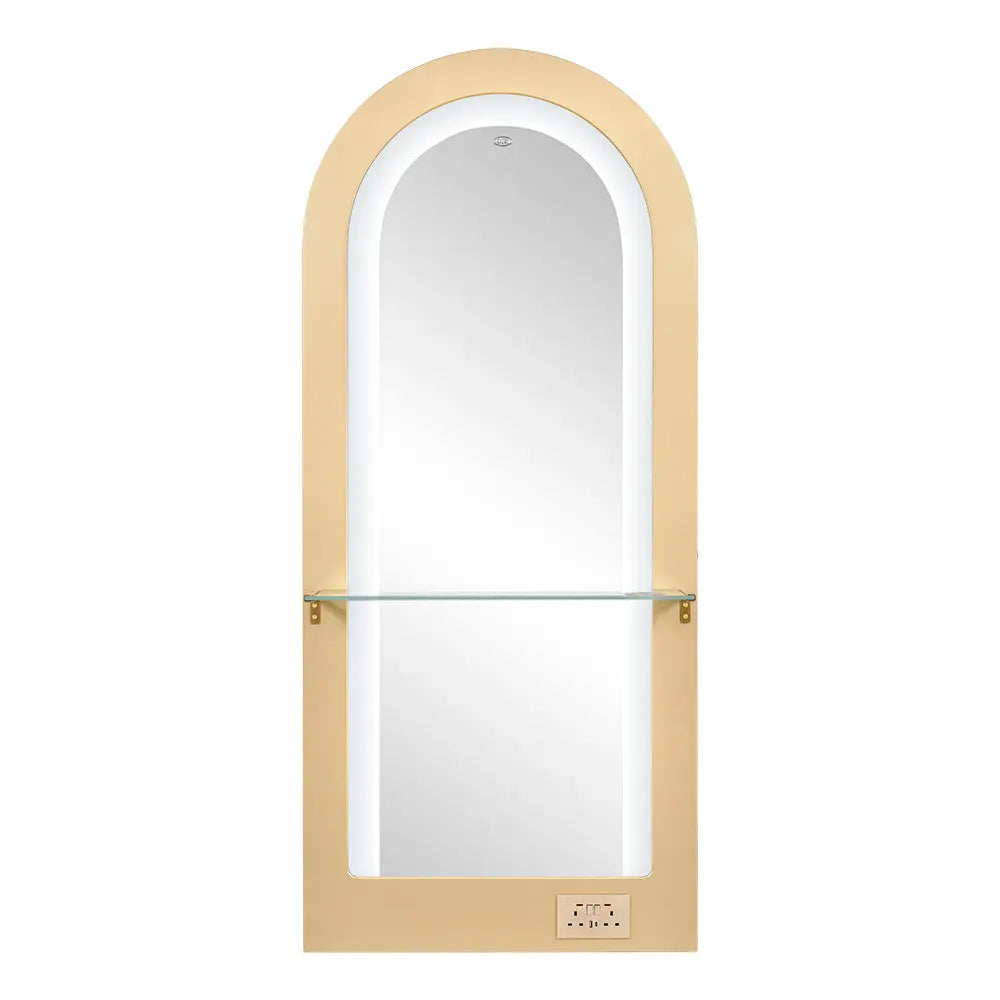 Milan Single Side LED Beauty Salon Station - A Perfect Blend of Style and Functionality DIR Store