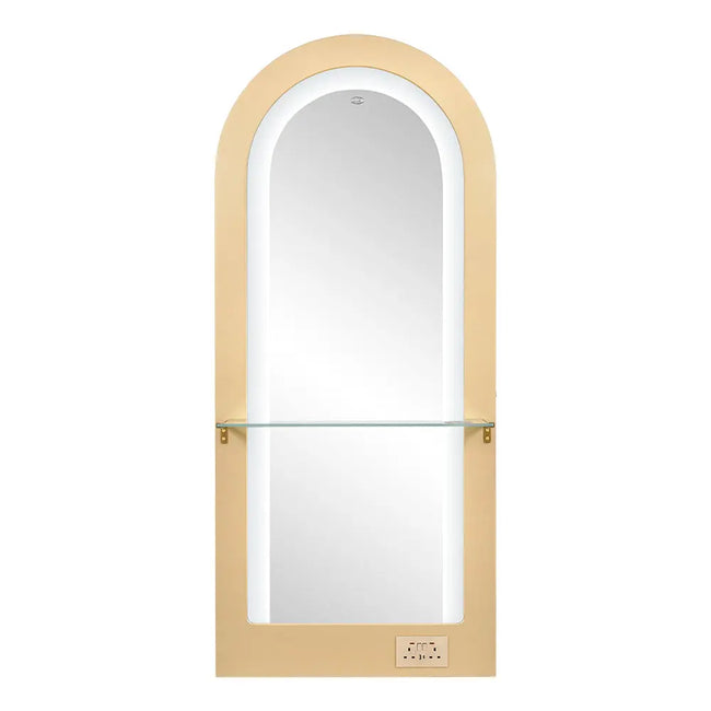 Milan Single Side LED Beauty Salon Station - A Perfect Blend of Style and Functionality DIR Store