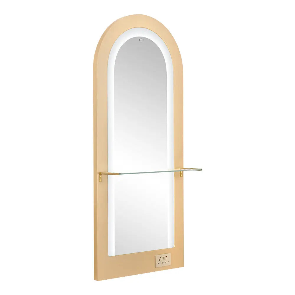 Milan Single Side LED Beauty Salon Station - A Perfect Blend of Style and Functionality DIR Store