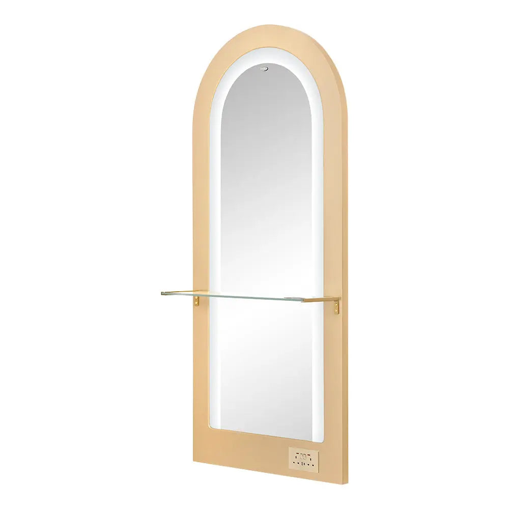 Milan Single Side LED Beauty Salon Station - A Perfect Blend of Style and Functionality DIR Store