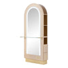 Milan II Single Side LED Beauty Salon Station - A Perfect Blend of Style and Functionality DIR Store