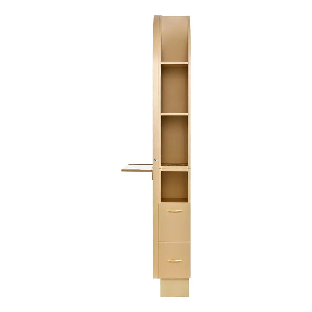 Milan II Single Side LED Beauty Salon Station - A Perfect Blend of Style and Functionality DIR Store