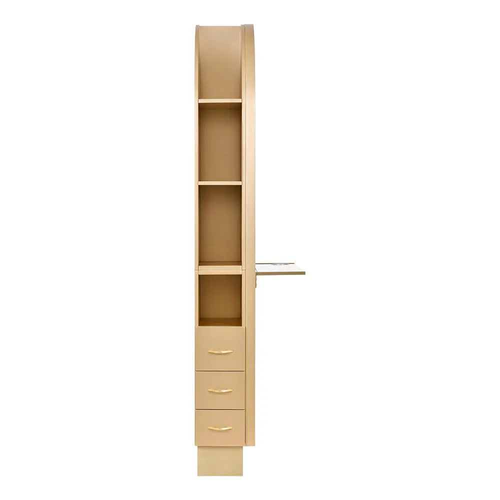 Milan II Single Side LED Beauty Salon Station - A Perfect Blend of Style and Functionality DIR Store