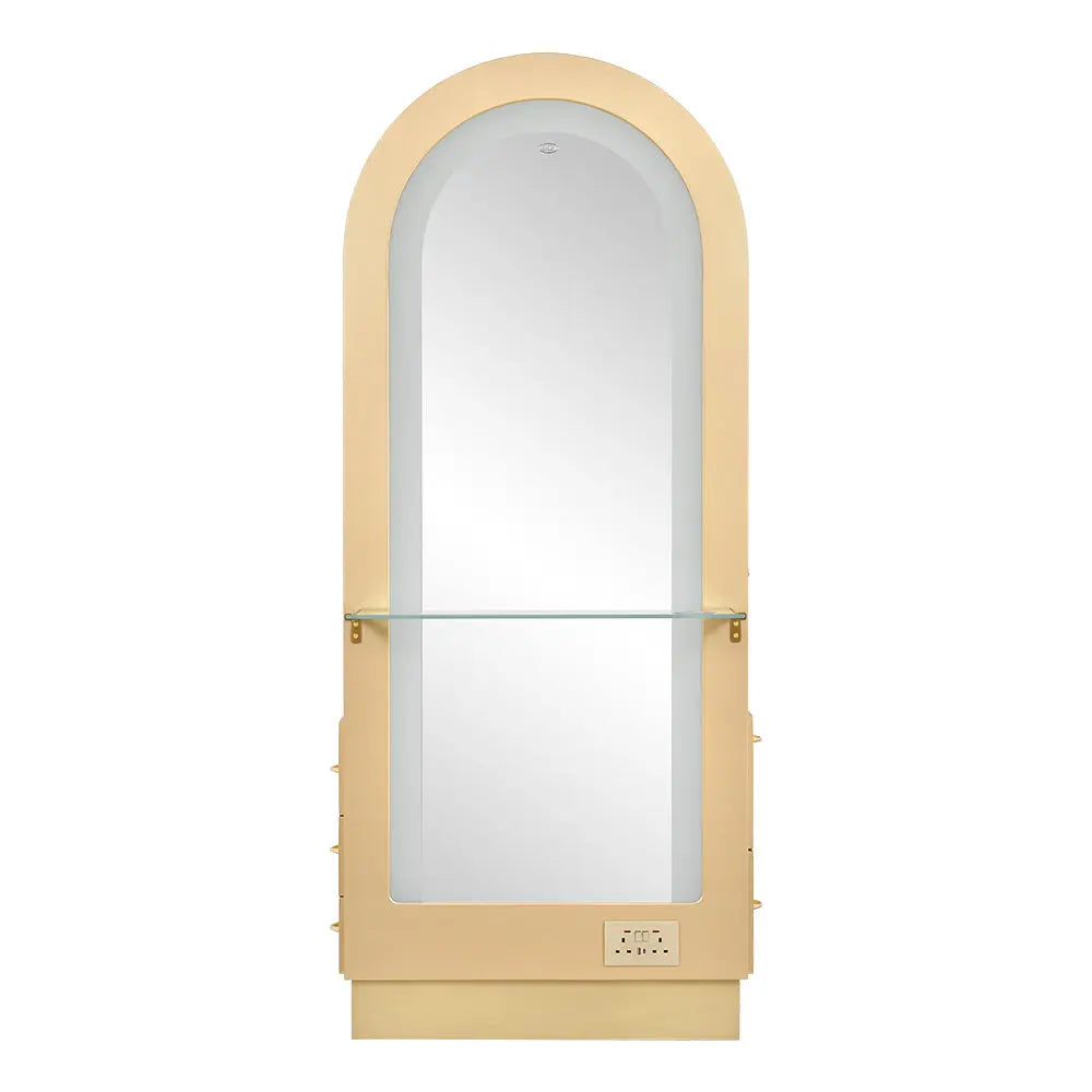 Milan II Single Side LED Beauty Salon Station - A Perfect Blend of Style and Functionality DIR Store