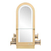 Milan II Single Side LED Beauty Salon Station - A Perfect Blend of Style and Functionality DIR Store