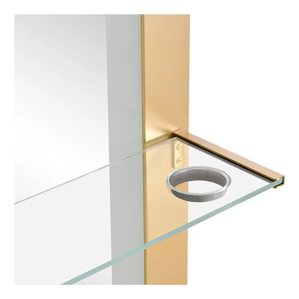 Milan II Single Side LED Beauty Salon Station - A Perfect Blend of Style and Functionality DIR Store